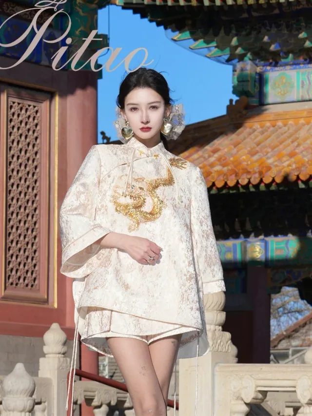 金龍刺繡外套